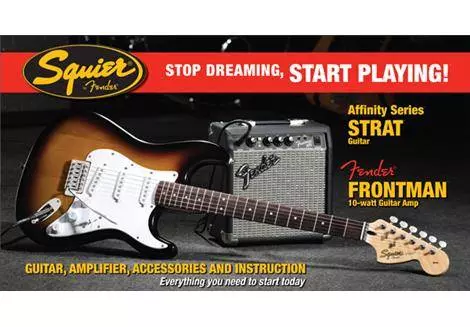 Affinity Stratocaster Pack - Brown Sunburst